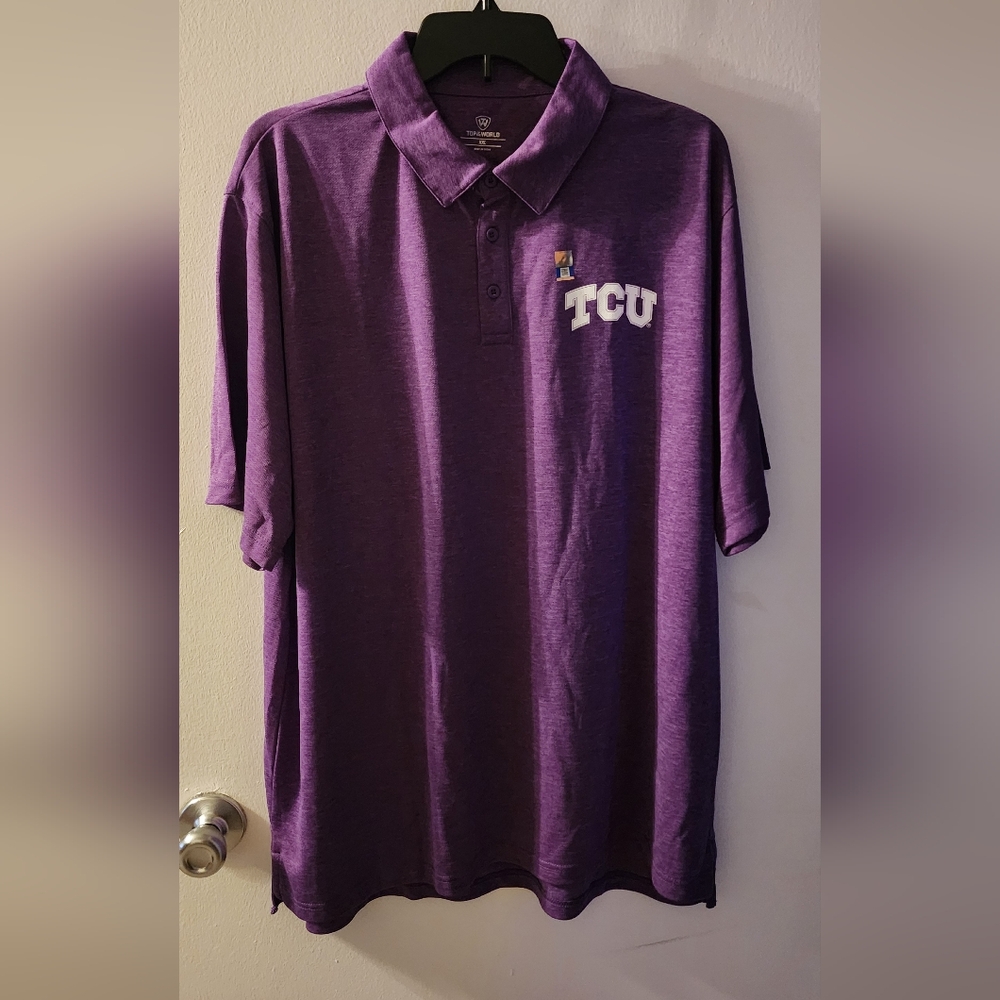 TCU Purple Polo Shirt